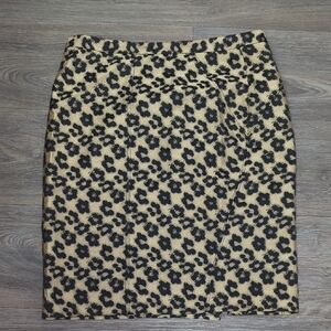 EUC Ann Taylor Leopard Print Women's Skirt